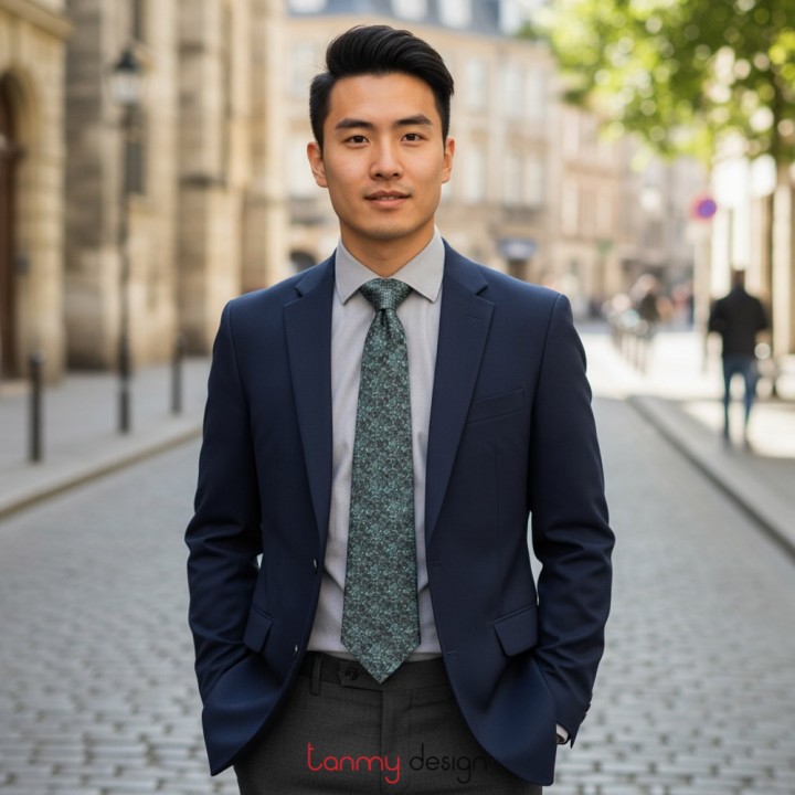 Cà vạt lụa tơ tằm cao cấp M23